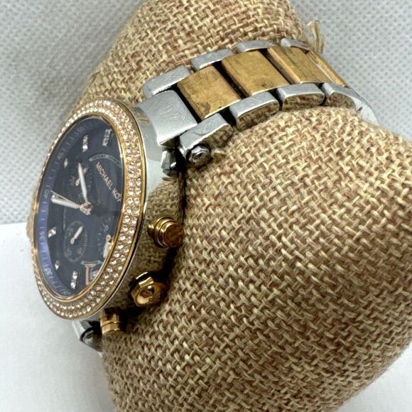Michael Kors Parker MK6141 Women's Two-Tone Stainless Steel Analog Watch JNA599 - Picture 2 of 11